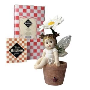 My Little Kitchen Fairies Oopsie Daisy Fairie Flower Pot Fairy Figurine Box New
